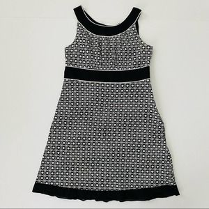R & M Richards | Embroidered Cotton Cocktail Dress